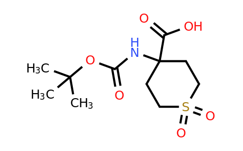 CAS 369402-94-8 | 4-[(Tert-butoxycarbonyl)amino]tetrahydro-2H-thiopyran-4-carboxylic acid 1,1-dioxide