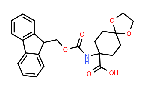 CAS 369403-24-7 | 8-[[(9H-Fluoren-9-ylmethoxy)carbonyl]amino]-1,4-dioxaspiro[4.5]decane-8-carboxylic acid