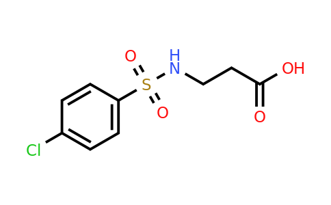 CAS 36974-65-9 | 3-(4-chlorobenzenesulfonamido)propanoic acid