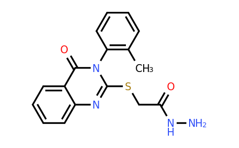 CAS 37029-32-6 | 2-{[3-(2-methylphenyl)-4-oxo-3,4-dihydroquinazolin-2-yl]sulfanyl}acetohydrazide