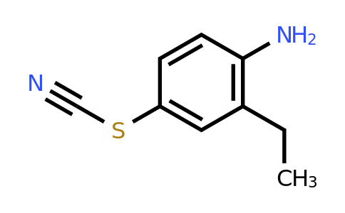 CAS 3703-45-5 | [(4-amino-3-ethylphenyl)sulfanyl]formonitrile