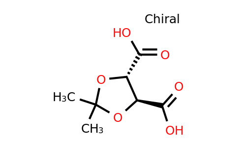 CAS 37031-30-4 | (4S,5S)-2,2-dimethyl-1,3-dioxolane-4,5-dicarboxylic acid