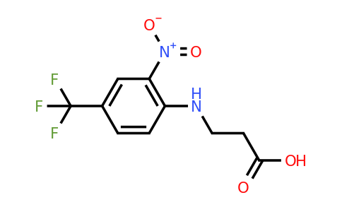 CAS 37040-43-0 | 3-{[2-nitro-4-(trifluoromethyl)phenyl]amino}propanoic acid
