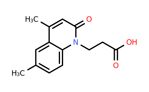 CAS 370841-34-2 | 3-(4,6-Dimethyl-2-oxoquinolin-1(2H)-yl)propanoic acid