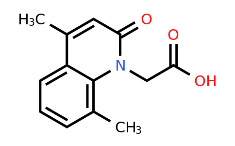 CAS 370842-14-1 | 2-(4,8-Dimethyl-2-oxoquinolin-1(2H)-yl)acetic acid