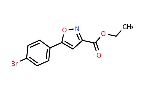 CAS 370855-64-4 | Ethyl 5-(4-bromophenyl)isoxazole-3-carboxylate