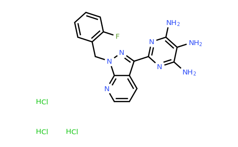 CAS 370879-46-2 | 2-{1-[(2-fluorophenyl)methyl]-1H-pyrazolo[3,4-b]pyridin-3-yl}pyrimidine-4,5,6-triamine trihydrochloride
