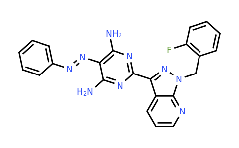 CAS 370879-49-5 | (E)-2-(1-(2-fluorobenzyl)-1H-pyrazolo[3,4-b]pyridin-3-yl)-5-(phenyldiazenyl)pyrimidine-4,6-diamine