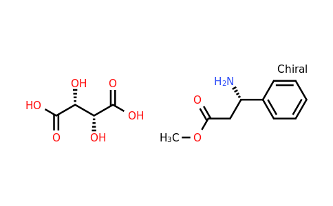 CAS 37088-68-9 | (S)-Methyl 3-amino-3-phenylpropanoate (2R,3R)-2,3-dihydroxysuccinate