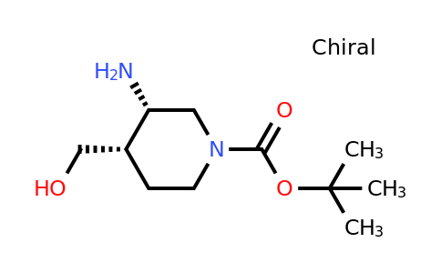 CAS 370880-96-9 | tert-butyl cis-3-amino-4-(hydroxymethyl)piperidine-1-carboxylate