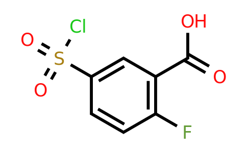 CAS 37098-75-2 | 5-(Chlorosulfonyl)-2-fluorobenzoic acid