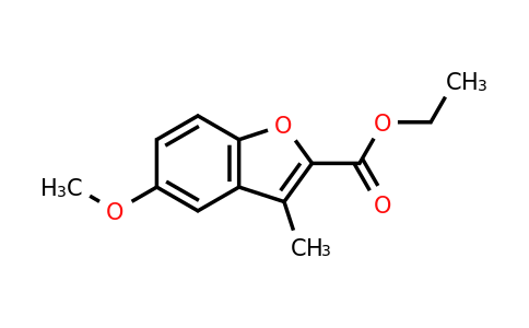 CAS 3710-50-7 | ethyl 5-methoxy-3-methyl-1-benzofuran-2-carboxylate