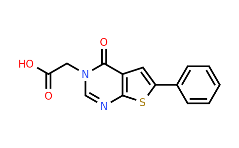 CAS 371233-49-7 | 2-{4-oxo-6-phenyl-3H,4H-thieno[2,3-d]pyrimidin-3-yl}acetic acid