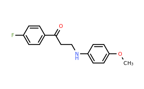CAS 37155-08-1 | 1-(4-Fluorophenyl)-3-((4-methoxyphenyl)amino)propan-1-one