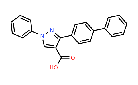 CAS 371776-57-7 | 1-Phenyl-3-(4-phenylphenyl)-1H-pyrazole-4-carboxylic acid