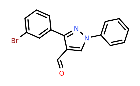 CAS 371917-69-0 | 3-(3-bromophenyl)-1-phenyl-1H-pyrazole-4-carbaldehyde