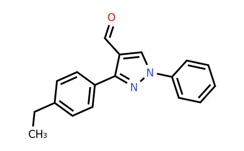 CAS 371917-96-3 | 3-(4-ethylphenyl)-1-phenyl-1H-pyrazole-4-carbaldehyde