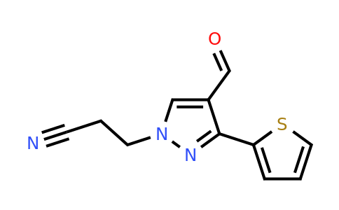 CAS 372107-06-7 | 3-[4-formyl-3-(thiophen-2-yl)-1H-pyrazol-1-yl]propanenitrile