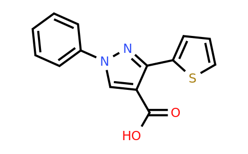 CAS 372107-08-9 | 1-phenyl-3-(thiophen-2-yl)-1H-pyrazole-4-carboxylic acid