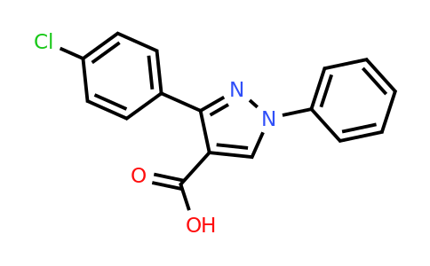 CAS 372107-14-7 | 3-(4-chlorophenyl)-1-phenyl-1H-pyrazole-4-carboxylic acid