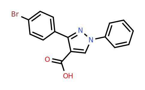 CAS 372107-34-1 | 3-(4-Bromophenyl)-1-phenyl-1H-pyrazole-4-carboxylic acid