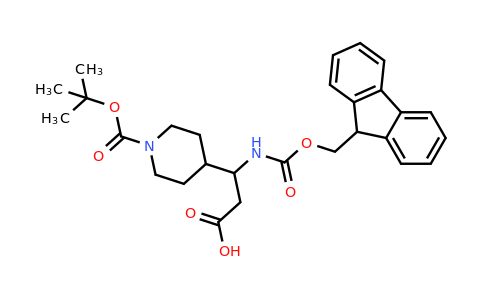 CAS 372144-05-3 | 3-[1-(Tert-butoxycarbonyl)piperidin-4-YL]-3-[[(9H-fluoren-9-ylmethoxy)carbonyl]amino]propanoic acid
