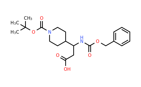 CAS 372144-07-5 | 3-[1-(Tert-butoxycarbonyl)piperidin-4-YL]-3-[(benzyloxycarbonyl)amino]propanoic acid