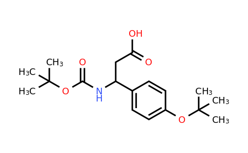 CAS 372144-20-2 | 3-[(Tert-butoxycarbonyl)amino]-3-(4-tert-butoxyphenyl)propanoic acid