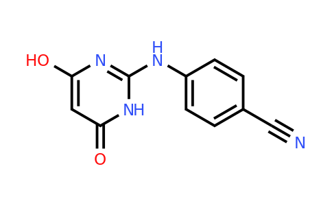 CAS 374067-80-8 | 4-((4-Hydroxy-6-oxo-1,6-dihydropyrimidin-2-yl)amino)benzonitrile