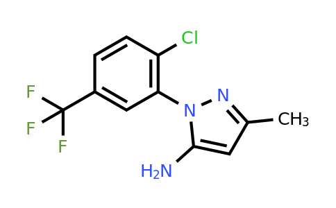 CAS 374559-96-3 | 1-[2-chloro-5-(trifluoromethyl)phenyl]-3-methyl-1H-pyrazol-5-amine