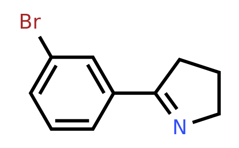 CAS 374589-00-1 | 5-(3-Bromophenyl)-3,4-dihydro-2H-pyrrole