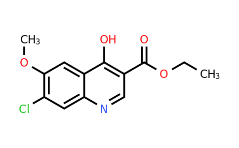 CAS 374679-64-8 | Ethyl 7-chloro-4-hydroxy-6-methoxyquinoline-3-carboxylate