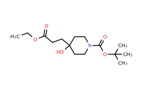 CAS 374794-91-9 | tert-butyl 4-(3-ethoxy-3-oxopropyl)-4-hydroxypiperidine-1-carboxylate