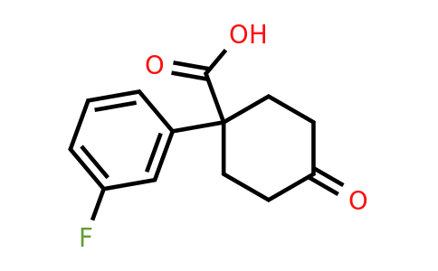 CAS 374795-89-8 | 1-(3-Fluorophenyl)-4-oxocyclohexanecarboxylic acid