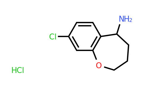 CAS 37483-69-5 | 8-chloro-2,3,4,5-tetrahydro-1-benzoxepin-5-amine hydrochloride