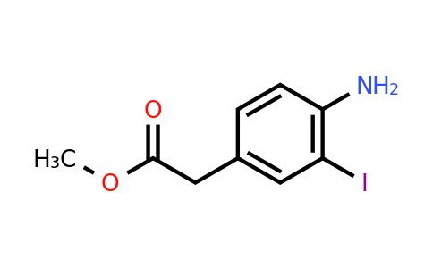 CAS 374933-81-0 | Methyl 2-(4-amino-3-iodophenyl)acetate