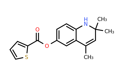 CAS 375359-94-7 | 2,2,4-Trimethyl-1,2-dihydroquinolin-6-yl thiophene-2-carboxylate