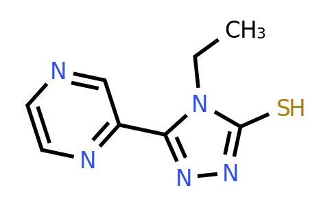 CAS 37545-29-2 | 4-ethyl-5-(pyrazin-2-yl)-4H-1,2,4-triazole-3-thiol