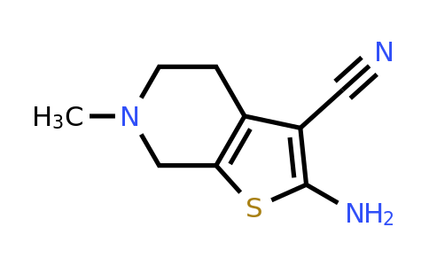 CAS 37578-06-6 | 2-Amino-6-methyl-4,5,6,7-tetrahydrothieno[2,3-C]pyridine-3-carbonitrile