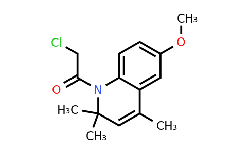 CAS 375833-63-9 | 2-Chloro-1-(6-methoxy-2,2,4-trimethylquinolin-1(2H)-yl)ethanone