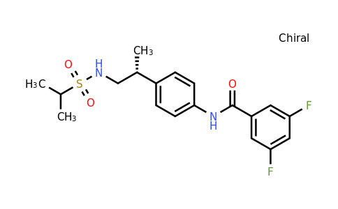 CAS 376594-67-1 | (R)-3,5-Difluoro-N-(4-(1-(1-methylethylsulfonamido)propan-2-yl)phenyl)benzamide