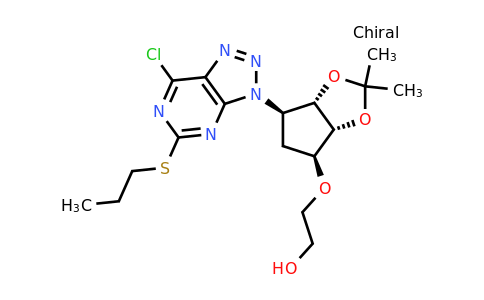 Ethanol, 2-[[(3AR,4S,6R,6AS)-6-[7-chloro-5-(propylthio)-3H-1,2,3-triazolo[4,5-D]pyrimidin-3-YL]tetrahydro-2,2-dimethyl-4H-cyclopenta-1,3-dioxol-4-YL]oxy]-