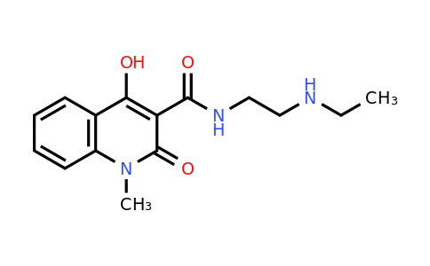 CAS 376623-56-2 | N-(2-(Ethylamino)ethyl)-4-hydroxy-1-methyl-2-oxo-1,2-dihydroquinoline-3-carboxamide