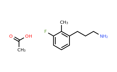 CAS 377083-85-7 | 3-(3-Fluoro-2-methylphenyl)propan-1-amine acetate