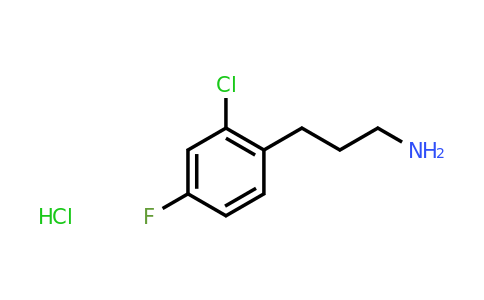 CAS 377083-97-1 | 3-(2-Chloro-4-fluorophenyl)propan-1-amine hydrochloride