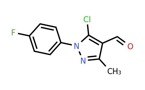 CAS 377767-11-8 | 5-chloro-1-(4-fluorophenyl)-3-methyl-1H-pyrazole-4-carbaldehyde
