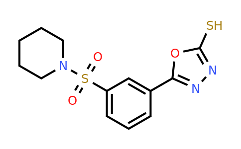 CAS 377769-50-1 | 5-[3-(piperidine-1-sulfonyl)phenyl]-1,3,4-oxadiazole-2-thiol