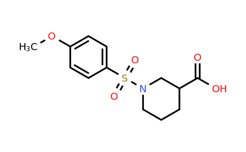 CAS 377770-58-6 | 1-(4-methoxybenzenesulfonyl)piperidine-3-carboxylic acid
