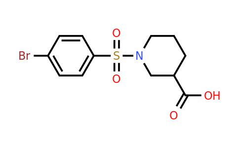 CAS 377772-91-3 | 1-(4-bromobenzenesulfonyl)piperidine-3-carboxylic acid