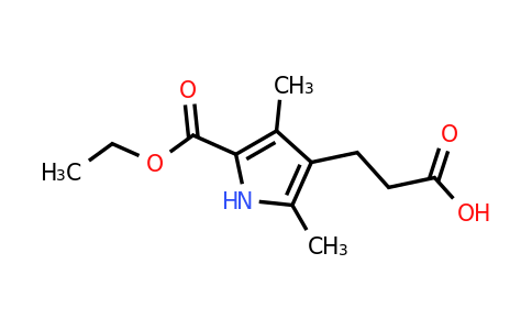 CAS 37789-64-3 | 3-(5-(Ethoxycarbonyl)-2,4-dimethyl-1H-pyrrol-3-yl)propanoic acid